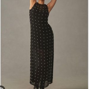 Anthropologie Tanvi Kedia Sheer Pearl Dress